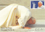 Malta kartka okolicznościowa z okazji wizyty Jana Pawła II