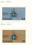 Kanada - Wizyta Papieża Jana Pawła II 1984 rok dwie kartki okolicznościowe