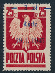 0351 ukośne cieniowana pionowa kreska litery d Łódź czysty**