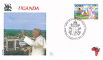 Uganda - Wizyta Papieża Jana Pawła II 1993 rok