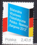 4433 czysty** Bilateralna Wystawa Filatelistyczna Polska-Niemcy 2012