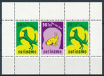 Surinam Mi.0794-796 Blok 20 czyste**