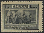 0429 Bb papier średni szary guma żółtawa ząbkowanie 10¾ czysty** Kultura Polska - II wydanie