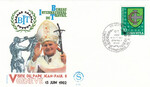 Szwajcaria - Wizyta Papieża Jana Pawła II Geneva 1982 rok