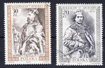 3079-3080 kasowane Poczet królów i książąt polskich (IV) - Bolesław Szczodry i Władysław Herman