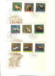 FDC 1486-1494 Zwierzęta leśne