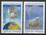 Watykan Mi.1372-1373 czyste** Europa Cept