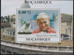 Mozambik Rok 2009 Papież J. Paweł II blok IV nieząbkowany czysty**