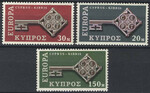 Cypr Mi.0307-309 czyste** Europa Cept