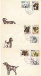 FDC 1751-1758 Rasy psów
