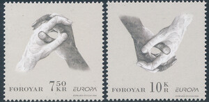 Faroer Mi.0574-575 czyste** Europa Cept