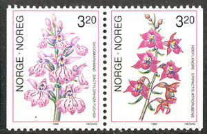 Norwegia Mi.1040-1041 czyste** znaczki