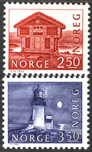 Norwegia Mi.0876-877 czyste** znaczki