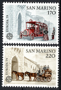 San Marino Mi.1172-1173 czyste** Europa Cept