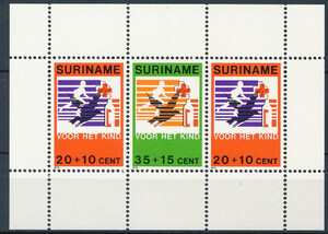 Surinam Mi.0883-885 Blok 23 czyste**
