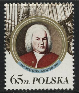 Znaczek Pocztowy. 2864 czyste** 300 rocznica urodzin Jana Sebastiana Bacha 
