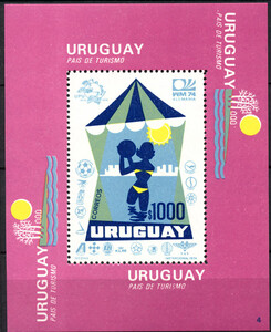 Urugwaj Mi.1306 Blok 20 czysty**