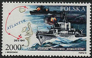 3184 czyste** 50 rocznica Operacji Piorun-Bismarck