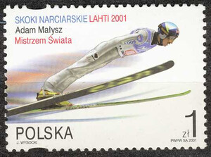 3730 II czysty** Skoki narciarskie na Mistrzostwach Świata Lahti '2001