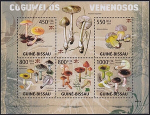 Guinea-Bissau Mi.4297-4301 arkusik czysty**