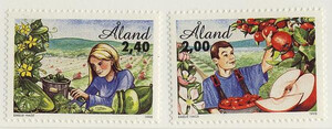 Aland Mi.0134-135 czysty** znaczki