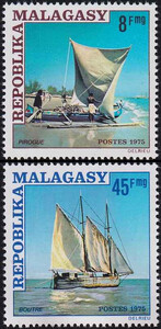 Madagaskar Mi.0773-774 czyste** 