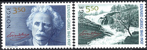  Norwegia Mi.1125-1126 czyste** znaczki