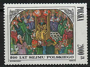 3299 czyste** 500 lat Sejmu Polskiego