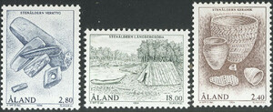 Aland Mi.0088-90 czyste** znaczki pocztowe, Czesław Słania