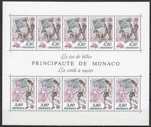 Monaco Mi.1919-1920 blok 44 czyste** Europa Cept