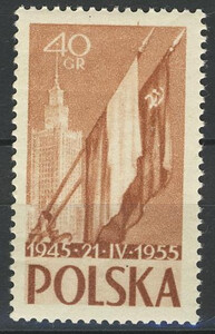 769 a papier średni ząbkowanie 12½:12 czysty** 10 rocznica układu polsko-radzieckiego