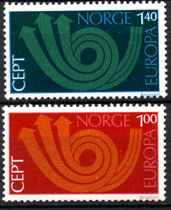 Norwegia Mi.0660-661 czyste** Europa Cept