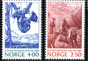 Norwegia Mi.0928-929 czyste** znaczki