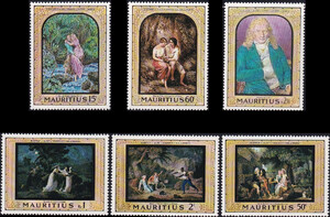 Mauritius Mi.0325-330 czyste**