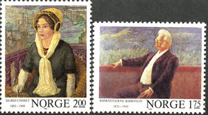 Norwegia Mi.0870-871 czyste** znaczki