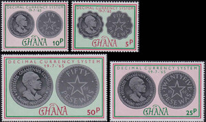 Ghana Mi.0220-223 czyste**