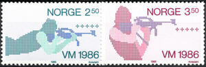 Norwegia Mi.0940-941 czyste** znaczki