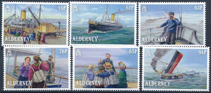 Alderney Mi.0625-630 czyste**