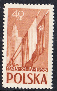 769 a papier średni ząbkowanie 11 czyste** 10 rocznica Układu polsko-radzieckiego