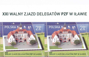 4716 A parka z nazwą emisji czysts** XXI Walny Zjazd Delegatów PZF w Iławie
