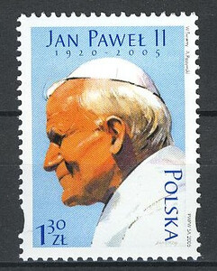 4025 czysty** Jan Paweł II 1920-2005