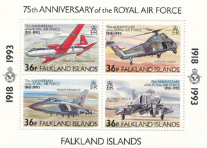 Falkland Islands Mi.0584-587 Blok 11 czysty**