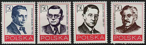 2451-2454 czyste** Działacze polskiego ruchu robotniczego
