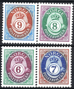Norwegia Mi.1078-1081 czyste** znaczki