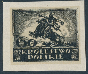 Projekt konkursowy - Polskie Marki Pocztowe 1918 rok - autor Bartłomiejczyk Edmund