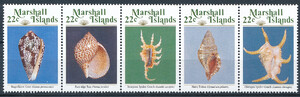 Marshall - Islands Mi.0134-138 pasek czyste**