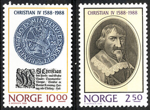 Norwegia Mi.1001-1002 czyste** znaczki
