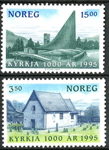Norwegia Mi.1181-1182 czyste** znaczki