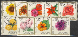 kasowane 1548-1556 Kwiaty ogrodowe