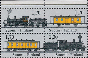 Finlandia Mi.1017-1020 czwórka
